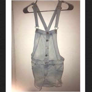 Jean Overall Shorts